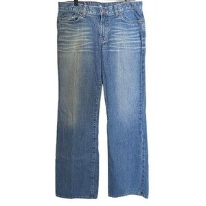 Lucky Brand Women's Jeans Peanut Pants Dungarees 12/31 Long Low Rise Boot Cut